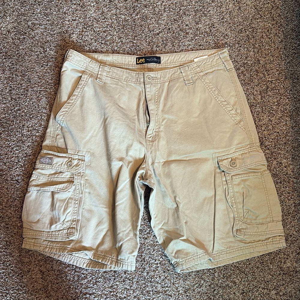 Lee mens khaki shorts